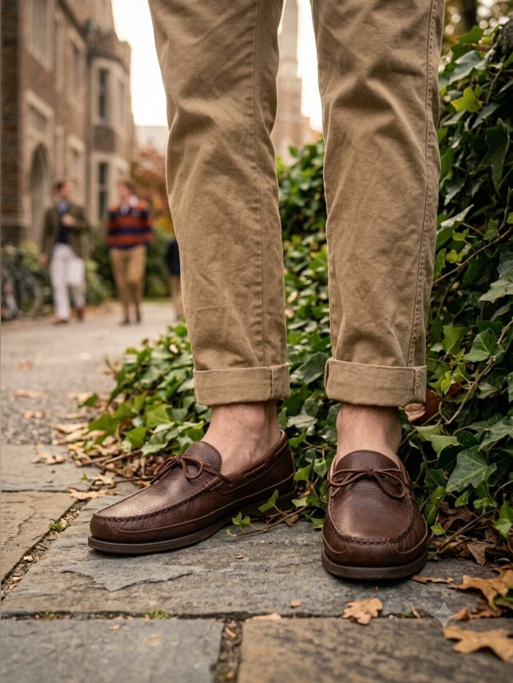Leather Moc Toe Boat Shoe Loafers